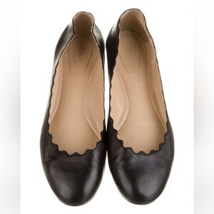 Chloe classics leather ballet flats